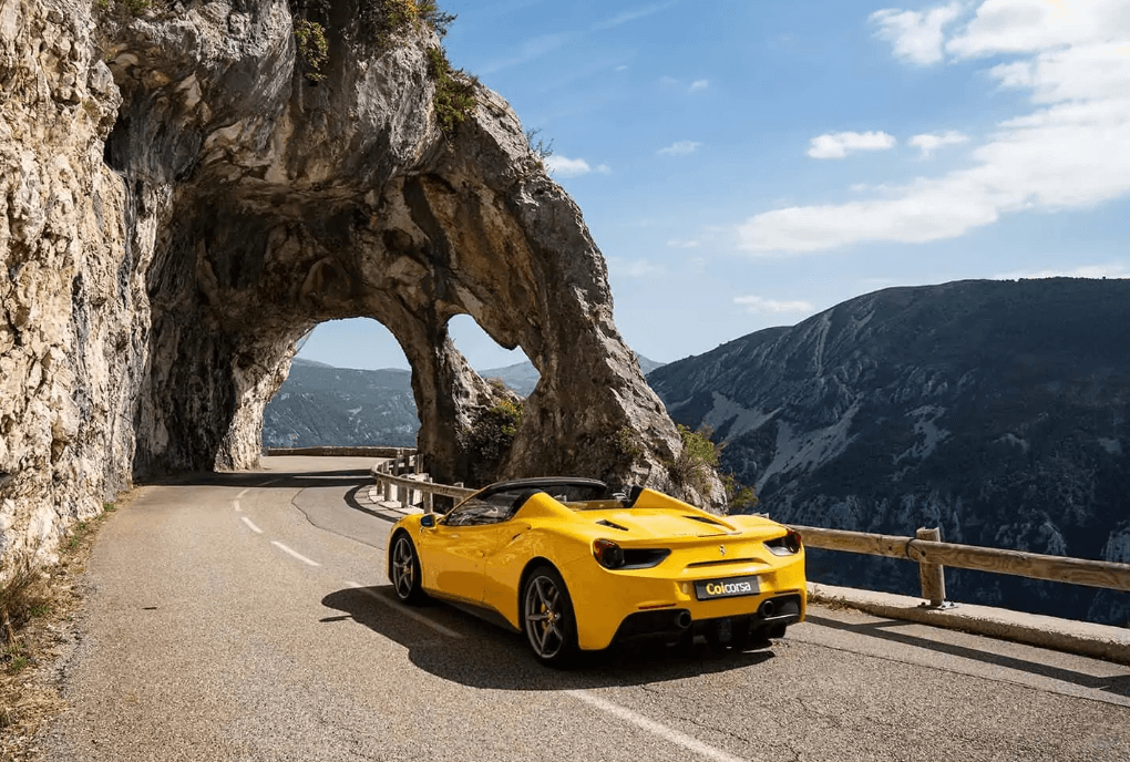 Drive supercar on public road